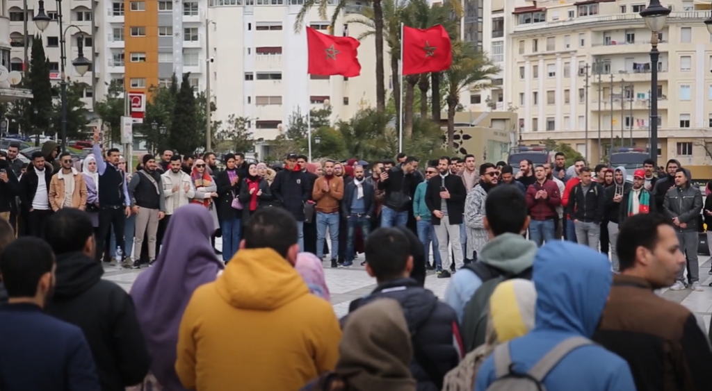 أساتذة التعاقد يعودون للاحتجاج بطنجة