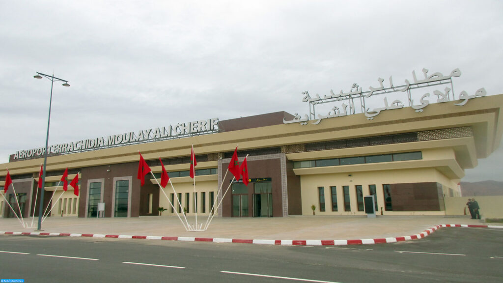 استقبال أزيد من 10 آلاف و900 مسافر عند متم فبراير الماضي بمطار الراشدية