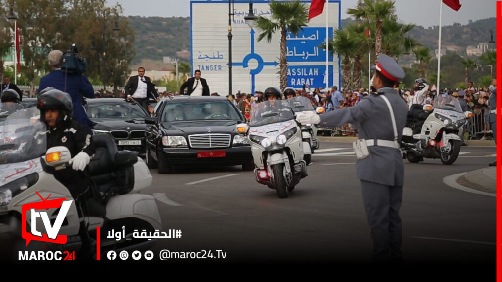 لحظة وصول جلالة الملك إلى طنجة لتدشين أكبر مستشفى في إفريقيا (فيديو)