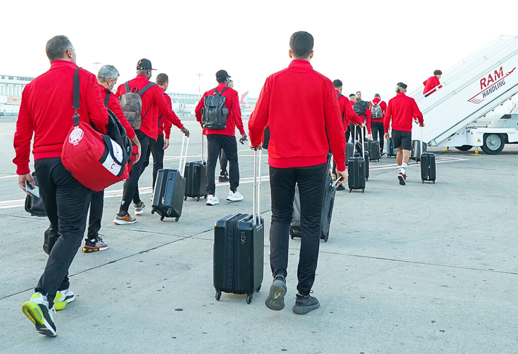 الوداد يشد رحاله صوب جنوب إفريقيا تأهبا لمواجهة صان داونز