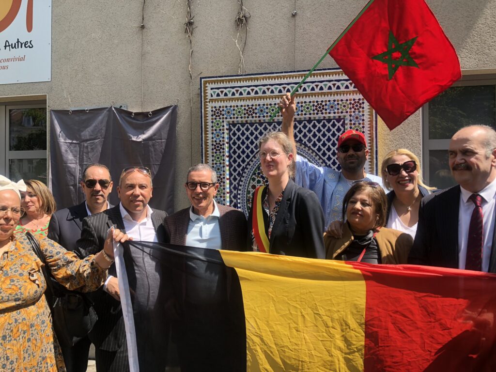 بروكسيل .. تدشين نافورة عمومية تكريما للجالية المغربية (صور)