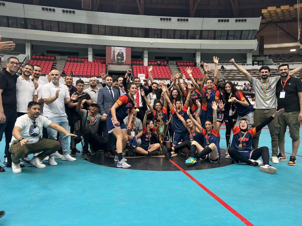 فريق مجد طنجة يتوج بلقب كأس العرش لكرة السلة – سيدات