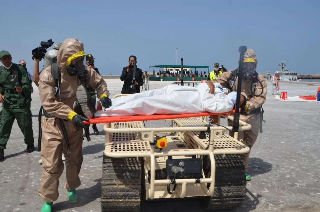 الأسد الإفريقي 2023.. تمرين بأكادير لتقييم تفاعلية وحدة الإنقاذ والإغاثة التابعة للقوات المسلحة الملكية ضد هجوم بأسلحة الدمار الشامل