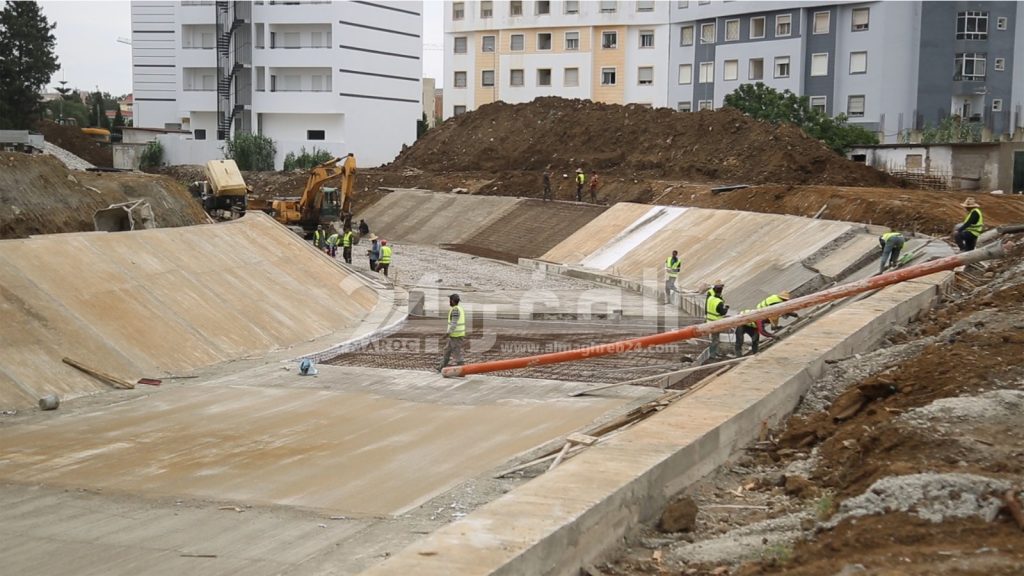 بكلفة 150 مليون درهم .. انطلاق أشغال تهيئة واد جماعة اكزناية (فيديو و صور)