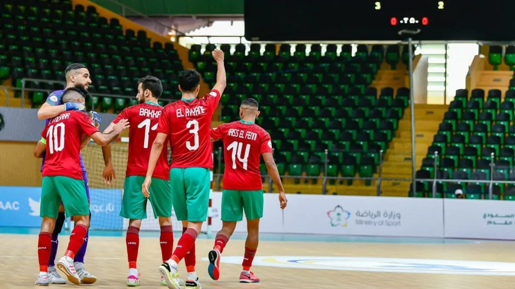 أسود الفوتصال يفوزون على رومانيا وديا