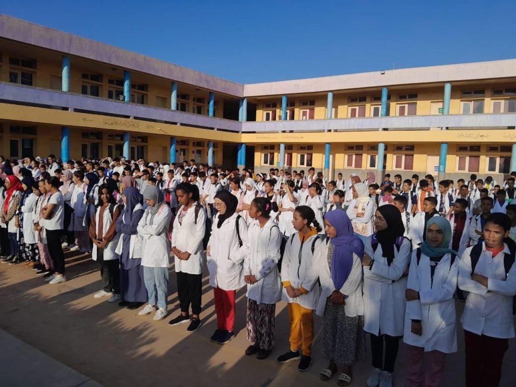 انخراط العديد من المؤسسات التعليمية بمختلف ربوع المملكة لقراءة الفاتحة ترحما على شهداء الزلزال (صور)