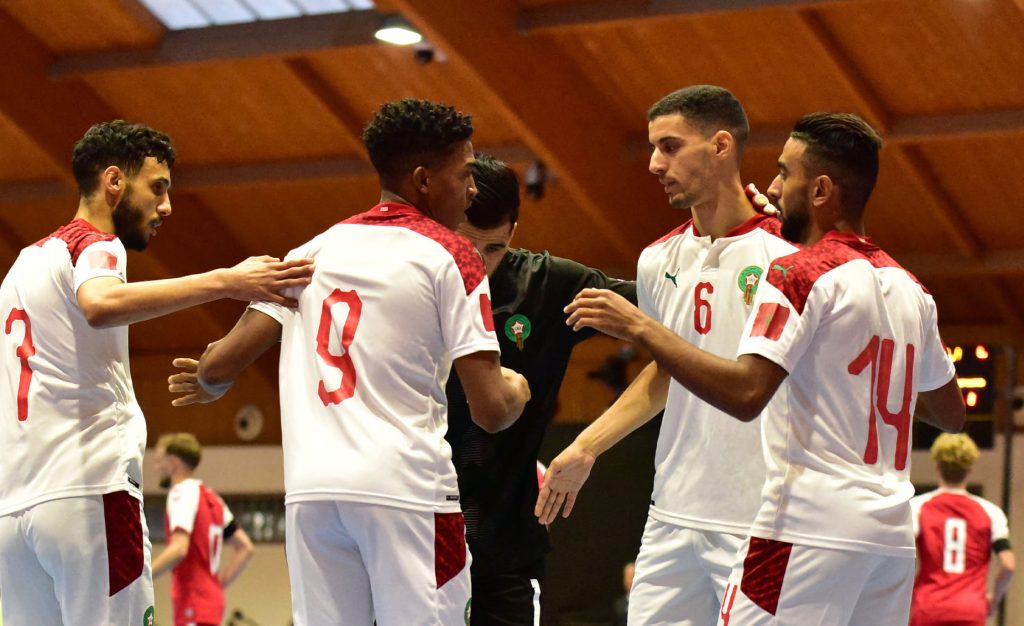 منتخب الفوتسال يقسو على نظيره الدنماركي ويمطر شباكه بحصيلة ثقيلة