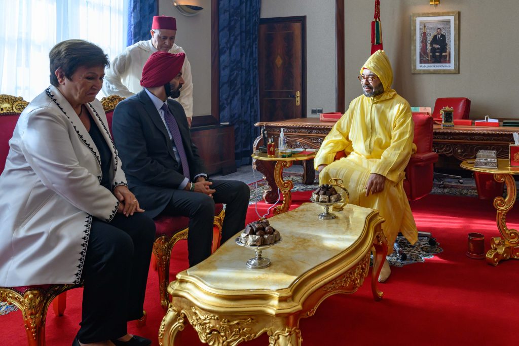 بانغا وغورغيفا يعربان عن امتنانهما لجلالة الملك بعد استقباله للمشاركين في الاجتماعات السنوية