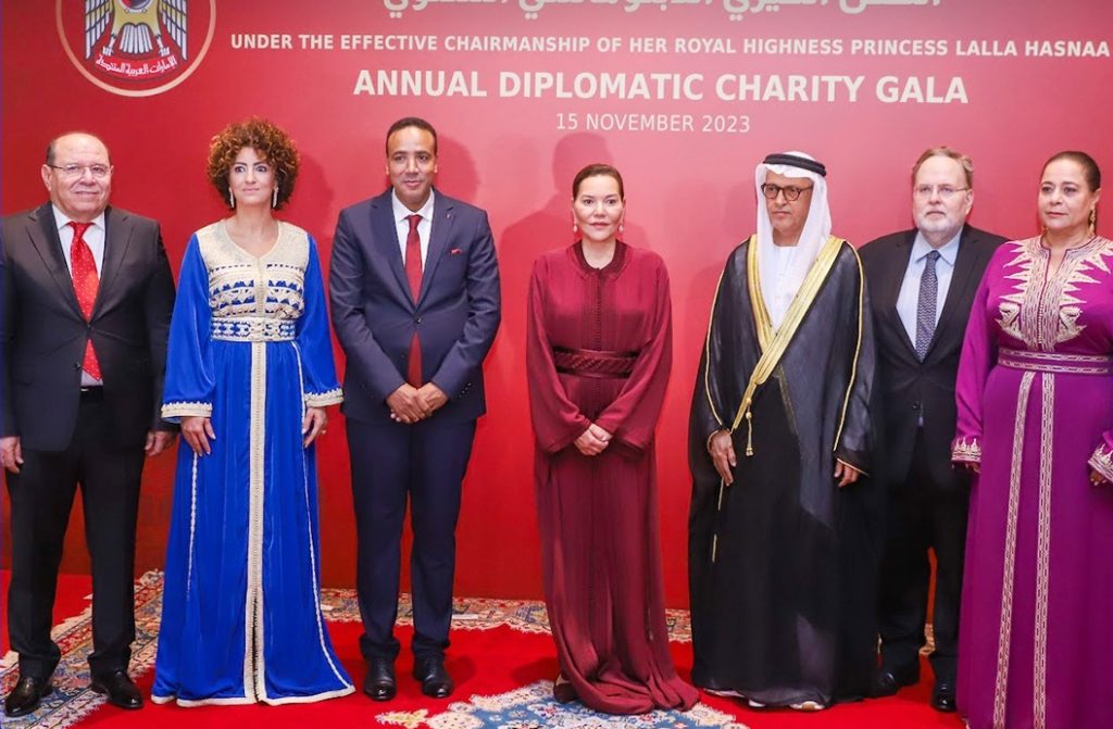 صاحبة السمو الملكي الأميرة للا حسناء تترأس حفل العشاء الدبلوماسي الخيري السنوي