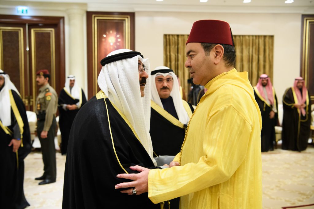 الأمير مولاي رشيد يمثل جلالة الملك في تقديم التعازي في وفاة الشيخ نواف الأحمد الجابر الصباح