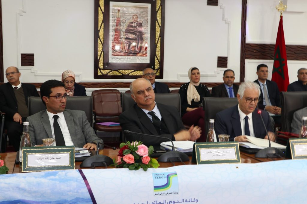 نزار بركة يشرف على أشغال المجلس الإداري لوكالة الحوض المائي لسبو بتاونات