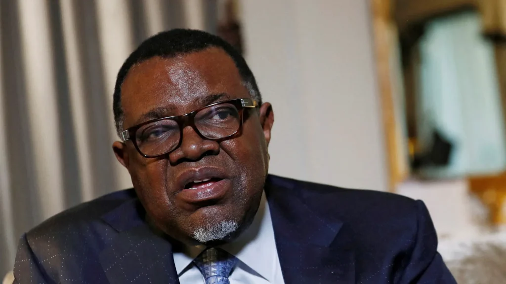 وفاة رئيس ناميبيا