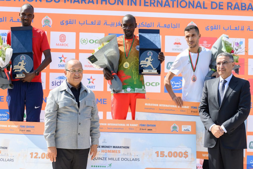 ماراطون الرباط .. الكيني كوامباي والمغربية الطاهري يفوزان باللقب