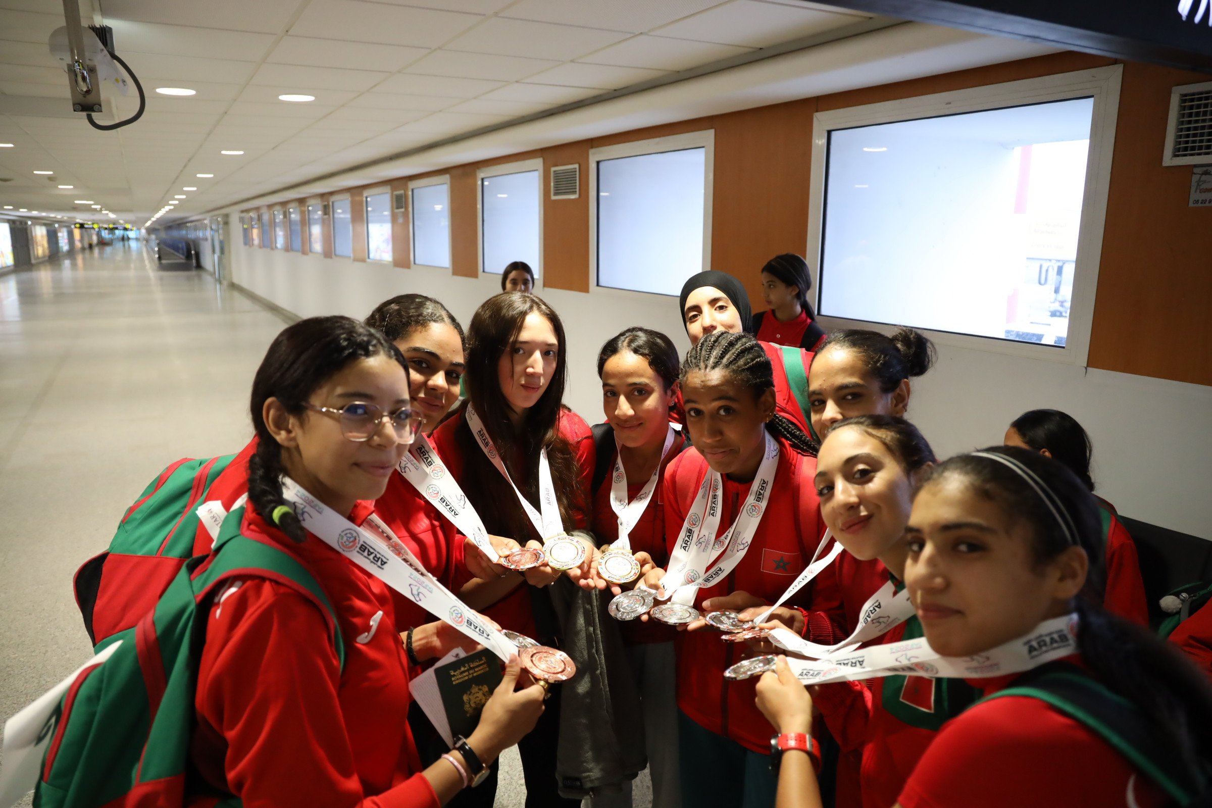 حفل استقبال بالبيضاء على شرف منتخب ألعاب القوى المتصدر لترتيب البطولة العربية