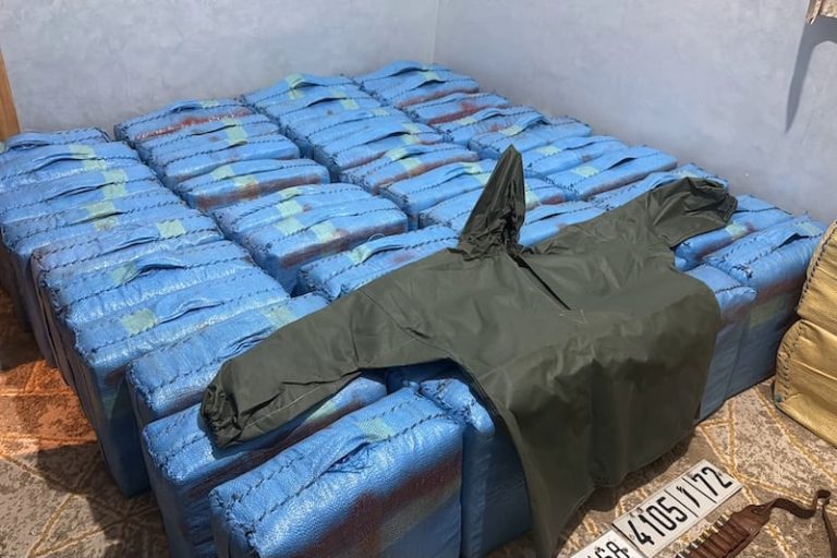 كلميم .. عملية أمنية مشتركة تفضي إلى حجز 3 أطنان من الشيرا