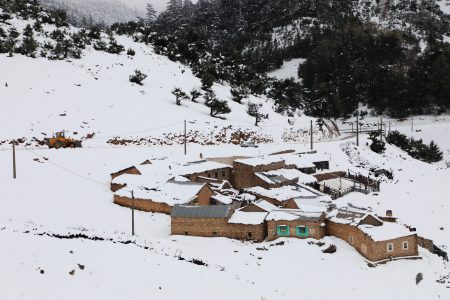 بولمان تتصدر مقاييس التساقطات الثلجية المسجلة بالمملكة